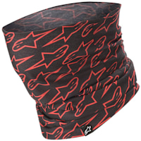 Alpinestars Astars Neck Tube - Black / Red Fluo