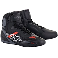 Alpinestars Faster-3 Rideknit Shoes - Black / Grey / Bright Red