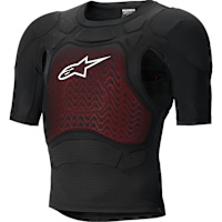 Alpinestars Bionic Plasma LT Protection Jacket Short Sleeves - Black / White