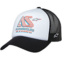 Alpinestars Ayess Trucker Hat Cap - White / Black
