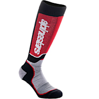Alpinestars MX Plus Socks - Black / Grey / Red