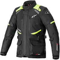 Alpinestars Andes V3 Drystar Textile Jacket - Black / Fluo Yellow