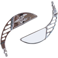 Bike It Vixen High Universal Mirror - High Chrome