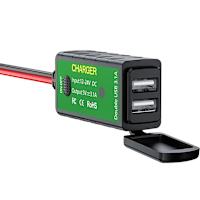 Bike It Power Supply Twin USB Charger