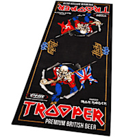 Bike It Limited Edition Iron Maiden Trooper Motorcycle Garage Mat - 190cm x 80cm