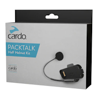 Cardo Packtalk Bold / Black Half Helmet Kit