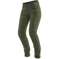 Dainese Ladies Classic Slim Aramid Fibre Jeans - Olive