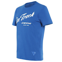 Dainese Paddock Track T-Shirt - Sky Diver / White