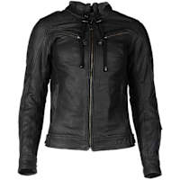 DXR Zack Lady Leather Jacket - Black