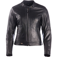 DXR Ladies Charlize CE Leather Jacket - Black