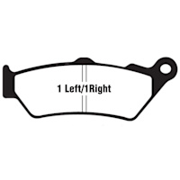 EBC Semi-Sintered Touring V Brake Pads - FA209/2V