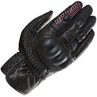 Furygan Ladies TD Air Gloves - Black / White / Pink