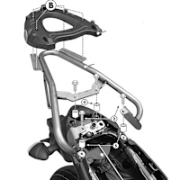 Givi SR121 Monokey Adaptor Plate - Suzuki SFV650 / A Gladius