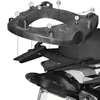 Givi SR689 Monokey Adaptor Plate - BMW R1200 GS