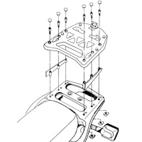 Givi E210 Monokey Adaptor Plate - Honda XRV750 Africa Twin