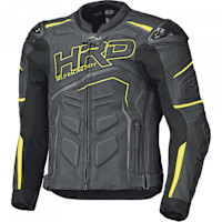 Held Safer 2 Leather Jacket - Black / Fluo Yellow