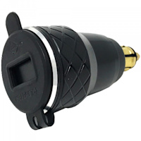 Interphone DIN 2 USB 4.2A Adapter - Aluminum