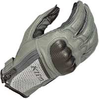 Klim Induction Leather Gloves - Monument Grey