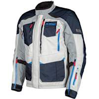 Klim Carlsbad Gore-Tex CE Textile Jacket - Navy Blue / Cool Grey