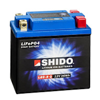 Shido Lithium Motorcycle Battery - LB9-B Q LION