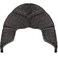 LS2 Helmet Chin Curtain - Explorer Carbon / Carbon 22.06