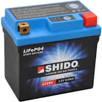 Shido Lithium Motorcycle Battery - LTZ8V-S LION