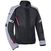 Oxford Ladies Iota 1.0 Air Textile Jacket - Black / Grey / Pink