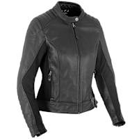 Oxford Ladies Beckley Leather Jacket - Black