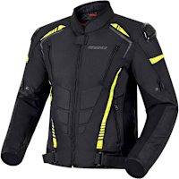 Ozone Street Pulse Textile Jacket - Black / Fluo Yellow