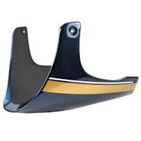 Pyramid Belly Pan Candytone Blue / Gold / White - Kawasaki Z 900 RS (22>23))