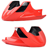 Pyramid Belly Pan Gayety Red & Gloss Black - Honda MSX 125 (21-)