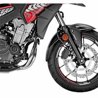 Pyramid Extenda Fenda Matt Black - Honda CB500 F / X / CBR500 R