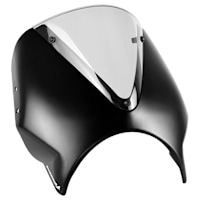 Pyramid Fly Screen Matt Jet Black - Triumph Trident 660 (21>)