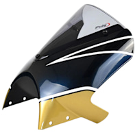 Pyramid Fly Screen Metallic Blue / Gold - Kawasaki Z 900 RS (22>)