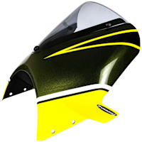 Pyramid Fly Screen Metallic Green - Kawasaki Z 900 RS (19>)