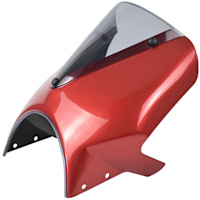 Pyramid Fly Screen Pearl Nebula Red - Honda ST125 Dax (23-)