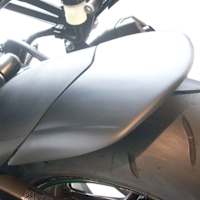 Pyramid Hugger Extension Matte Black - Kawasaki Z1000 / SX