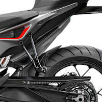 Pyramid Hugger Extension Black - KTM 790 Duke