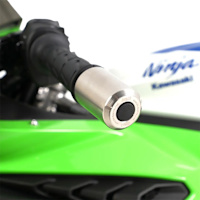 R&G Racing Stainless Steel Bar Ends - Kawasaki Z650RS / ZX-25R / SX636 / Z900