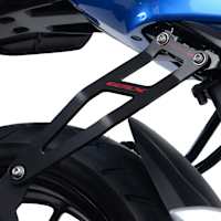 R&G Racing Black Exhaust Hanger - Suzuki GSX-R125 - Red