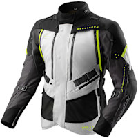 Rebelhorn Hardy 3.0 Textile Jacket - Black / Grey / Fluo Yellow