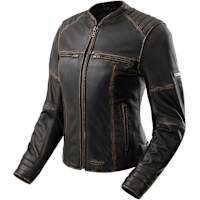 Rebelhorn Ladies Hunter 2 Leather Jacket - Vintage Brown
