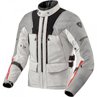 Rev'it Offtrack 2 H2O Textile Jacket - Light Grey / Silver