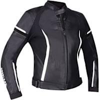 Richa Ladies Laura Leather Jacket - Black / White