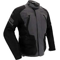 Richa Phantom 3 Textile Jacket - Black / Dark Grey