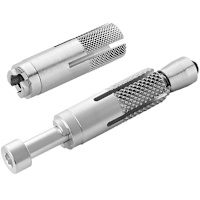 Rizoma LPR200B Alloy End Mount Multifit Kit - Proguard & Bar-End Mirrors