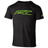 RST Race Dept Logo T-Shirt - Black / Flo Green