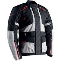 RST Endurance CE Textile Jacket - Black / Silver / Red 