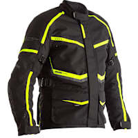 RST Ladies Maverick CE Textile Jacket - Black / Neon