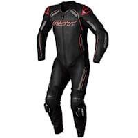RST S1 CE One Piece Leather Suit - Black / Grey / Red